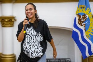 8M: Las mujeres santacruceñas como protagonistas se convocaron el Casa de Gobierno