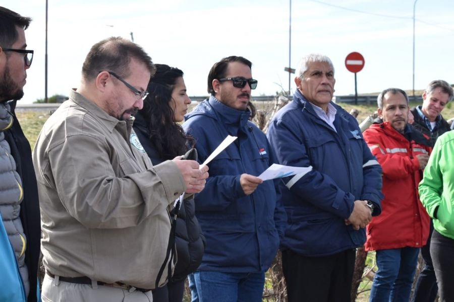 Se concretó jornada de relevamiento para determinar el Parque Logístico La Esperanza