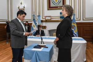 Vidal puso en funciones a Cecilia Borselli, ministra Secretaria General de la Gobernación