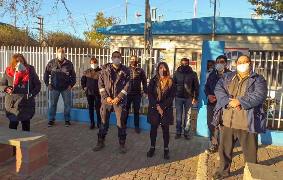 El Directorio de Distrigas recorrió la localidad de Las Heras