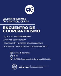 Encuentro de Cooperativismo: Impulsando la Economía Social y Solidaria
