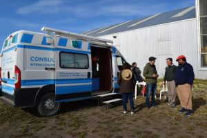 Salud llegó a la Estancia Morro Chico con un dispositivo de vacunación