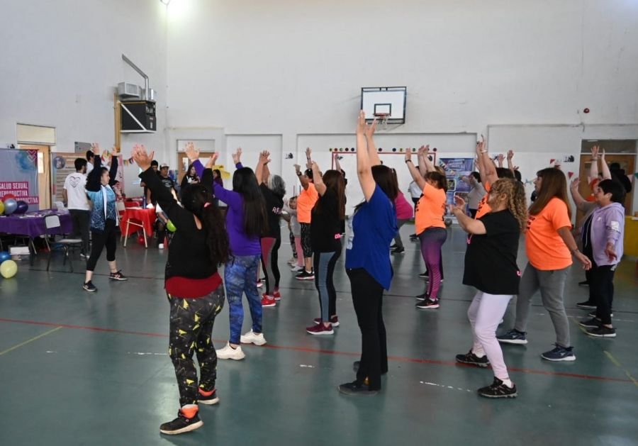 Se realizó con éxito una kermés saludable para las familias