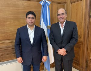 Nueva reunión de Claudio Vidal con Guillermo Francos por los temas que preocupan a Santa Cruz
