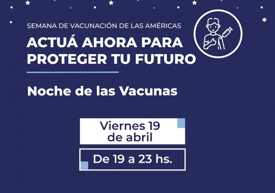 Se viene la Noche de las Vacunas en Santa Cruz