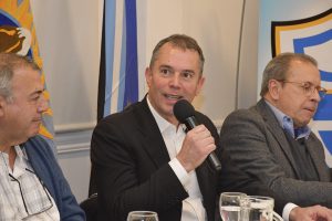 Encuentro entre países hermanos: Presentaron oficialmente la Travesía Binacional de Aguas Abiertas