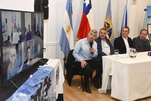 Encuentro entre países hermanos: Presentaron oficialmente la Travesía Binacional de Aguas Abiertas