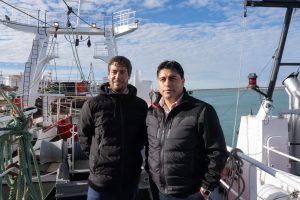 Vidal llegó a Puerto Deseado y recorrió todos los sectores de la zona norte