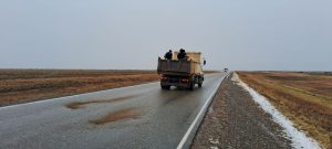 Intensos trabajos de Vialidad provincial en las rutas de Santa Cruz