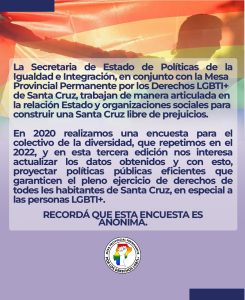 Día Internacional de Lucha contra la Discrimininación LGBTI+: El Gobierno Provincial continúa fortaleciendo los derechos de las diversidades sexuales