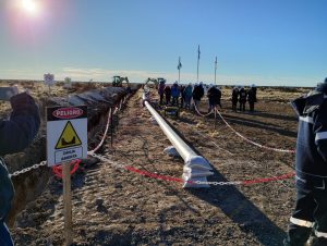 Vidal inauguró la construcción de un acueducto que traerá alivio a la falta de agua en Caleta