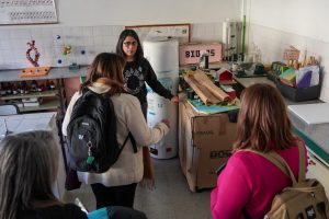 Educación en la Cuenca: "Viajamos para seguir de cerca el trabajo de mantenimiento escolar"