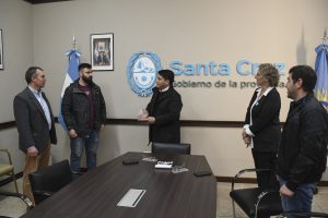 El Gobierno mantuvo agenda de trabajo con autoridades del Aeroclub de Río Gallegos