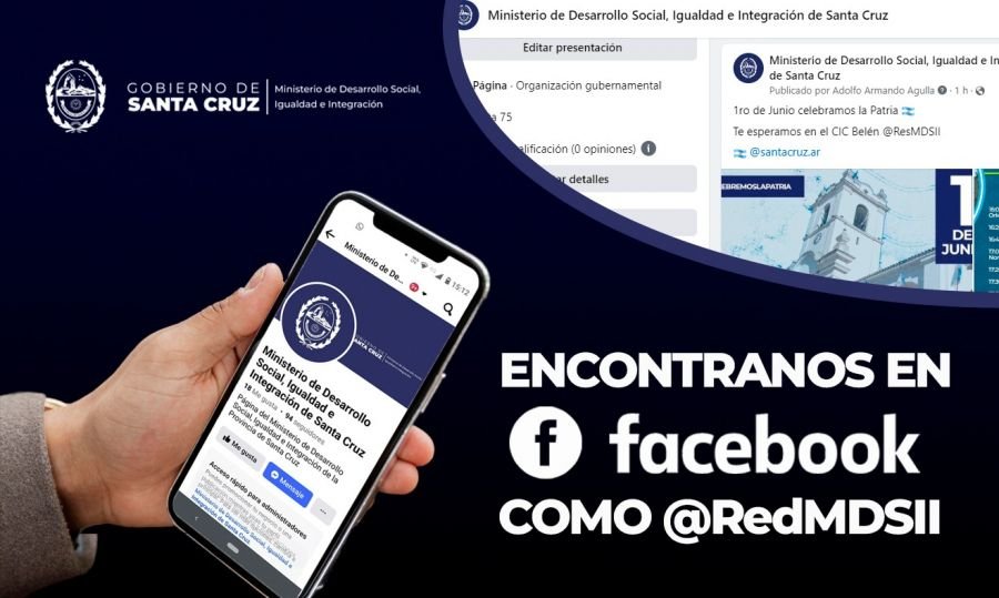 Desarrollo Social tiene nuevamente en línea su página oficial de Facebook