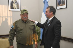 Álvarez recibió al presidente del Centro de Veteranos de Malvinas “José Honorio Ortega”