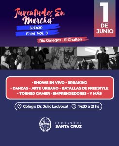 Urban Free Vol. 3: Nueva edición del encuentro de Creatividad y Emprendimiento en Río Gallegos