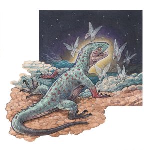 Nuevo hallazgo en El Calafate:  se trata de un lagarto de 70 millones de años