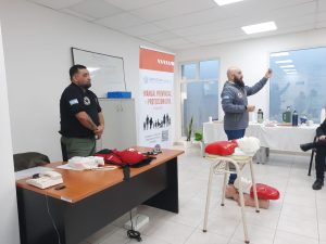 Brindaron capacitación sobre Primeros Auxilios
