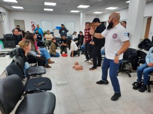 Brindaron capacitación sobre Primeros Auxilios