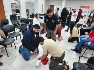 Brindaron capacitación sobre Primeros Auxilios
