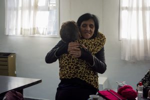 Desarrollo Social mantuvo un encuentro con tejedoras del CIC Belén