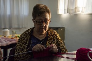 Desarrollo Social mantuvo un encuentro con tejedoras del CIC Belén