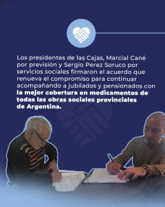 Las Cajas Provinciales renovaron el compromiso con la salud de los jubilados