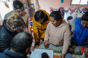 El Ministerio de Desarrollo Social distribuyó mil seiscientos módulos alimentarios en la Cuenca Carbonífera