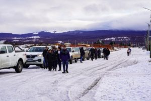 El Ministerio de Desarrollo Social distribuyó mil seiscientos módulos alimentarios en la Cuenca Carbonífera