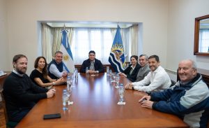 Vidal firmó convenio para finalizar el interconectado El Pluma – Perito Moreno – Los Antiguos