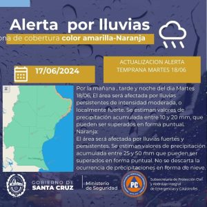 Temporada invernal: Compartimos el actual estado de Rutas en Santa Cruz
