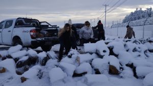 Operativo invernal: el Gobierno asiste a familias de Río Gallegos