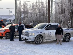 El Gobierno de Santa Cruz realizó exitoso rescate de policías en la Represa Néstor Kirchner