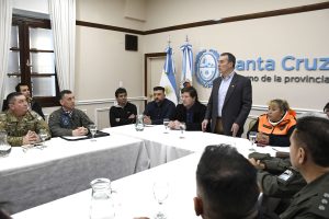 Ola Polar: El Gobierno presentó el Comité de Operaciones de Emergencia para Santa Cruz