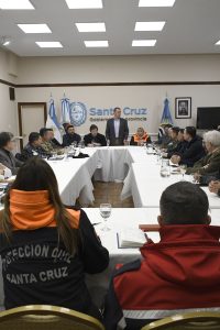 Ola Polar: El Gobierno presentó el Comité de Operaciones de Emergencia para Santa Cruz
