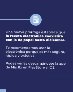 Se realizaron más de 18 mil recetas electrónicas con la Caja de Servicios Sociales