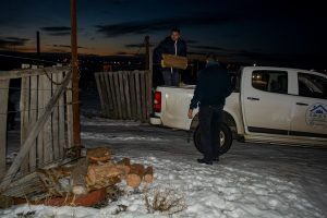 Barrio Chimen Aike: Continúa el acompañamiento del Gobierno Provincial a las familias