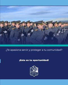 Se abrió la inscripción para la Escuela de Cadetes de la Policía de Santa Cruz