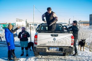 Emergencia climática: equipos del Gobierno de Santa Cruz realizaron abordajes en distintos barrios de Río Gallegos