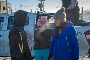 Emergencia climática: equipos del Gobierno de Santa Cruz realizaron abordajes en distintos barrios de Río Gallegos
