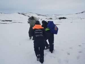 El Comité de Operaciones de Emergencia asistió a trabajadores de estancias de la zona de Lago Cardiel