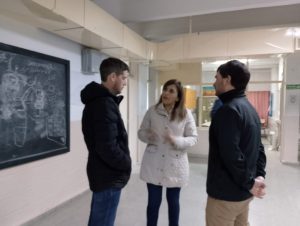 Iris Rasgido en Puerto Deseado: planteó el cambio de paradigma del CPE para atender las necesidades de las Escuelas