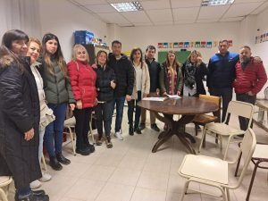 Iris Rasgido en Puerto Deseado: planteó el cambio de paradigma del CPE para atender las necesidades de las Escuelas