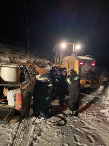 Tres Lagos: El Comité de Operaciones de Emergencia brindó asistencia y rescate en estancia María Elena