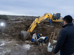 Vidal: “Hoy es prioridad que los vecinos de San Julián vuelvan a tener agua”