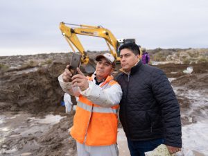 Vidal: “Hoy es prioridad que los vecinos de San Julián vuelvan a tener agua”