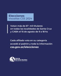 Caja de Servicios Sociales: Se oficializaron las candidaturas por las vocalías, conócelas