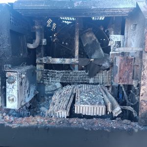 Otro incendio intencional