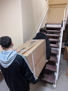 Comenzaron los trabajos de reparación de la Escuela Nº 24 de Puerto Deseado