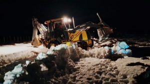 Vialidad Provincial realizó la apertura del camino hacia las Estancias La Mayona y Las Perdices